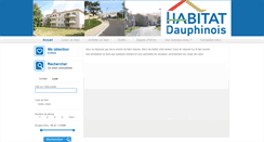 Desktop Screenshot of habitat-dauphinois.fr